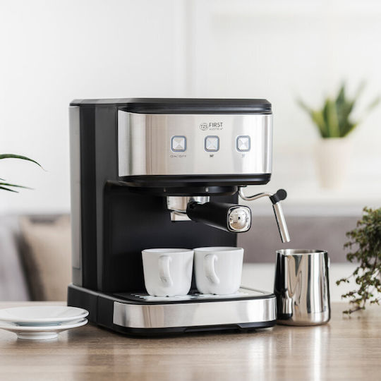First Austria Espressomaschine 850W Druck 15bar Schwarz FA-5476-2