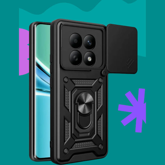 Bodycell Rückseitencover Metallisch Schwarz Xiaomi Note 15 5g
