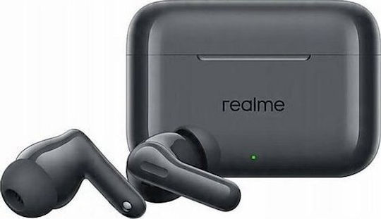 Realme T200 In-ear Bluetooth Handsfree Ακουστικά με Αντοχή στον Ιδρώτα και Θήκη Φόρτισης Mystic Grey