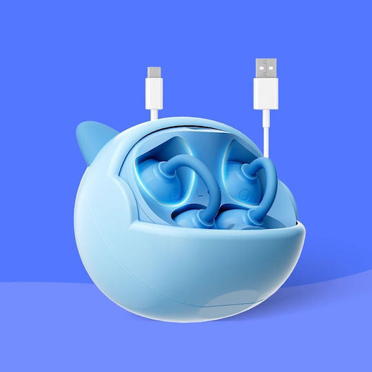 BlackView Airbuds K1 Bluetooth Handsfree Earphones with Sweat Resistance and Charging Case Cheeky Blue