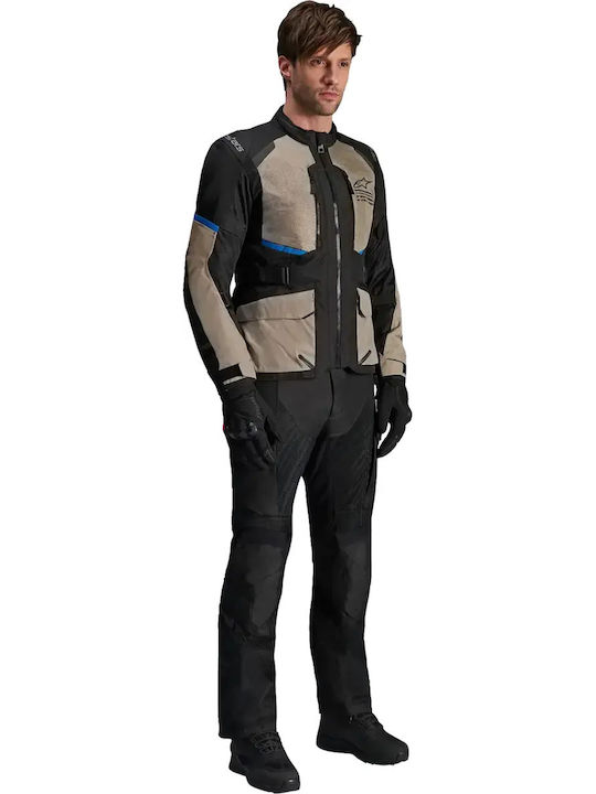 Andes Air Drystar Winter Men's Motorcycle Jacket Waterproof Black