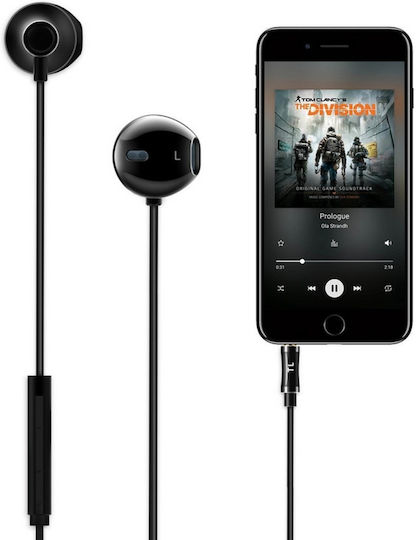 WK WE300 In-ear Handsfree με Βύσμα 3.5mm Ροζ