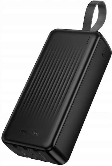 Borofone BJ79B Power Bank 30000mAh με Θύρα USB-A και Θύρα USB-C Μαύρο