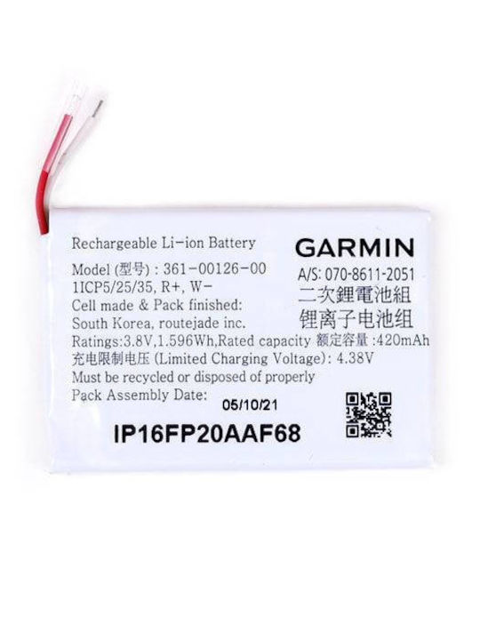 Battery Smartwatch Garmin Fenix 6x Tactix Delta Type 361-00126-00 Others 400mAh/1 5Wh