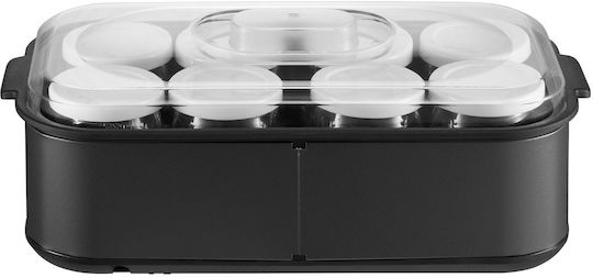 First Austria Yogurt Maker with Jars and Digital Display 1.52lt Black 25W