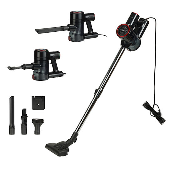 Osio Electric 2 in 1 Stick & Handheld Vacuum 600W Red OVC-4410