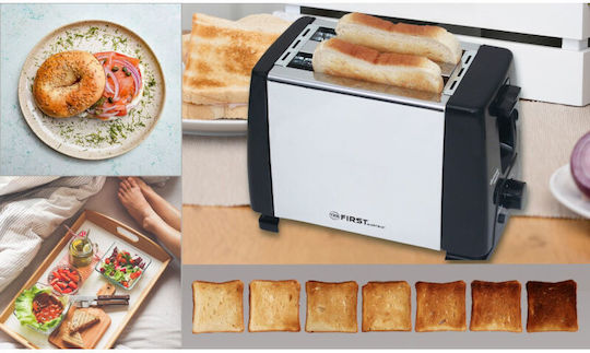 First Austria Φρυγανιέρα 2 Θέσεων 750W Inox