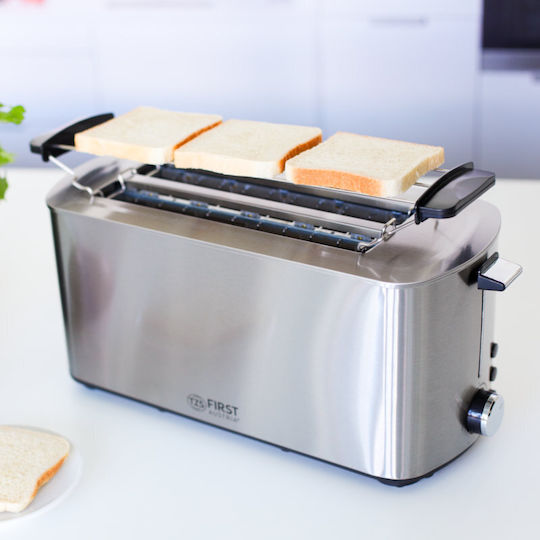 First Austria Toaster 2 Schlitze 1400W Inox