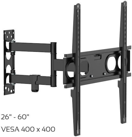 Osio OSM-7860 Βάση Τηλεόρασης Τοίχου με Βραχίονα έως 60" και 30kg