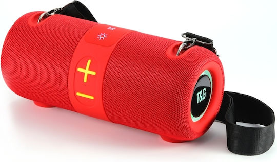 T&G TG672 - 260875 Bluetooth Колонка 24W с Радио и Време на Работа до 3 Часа Червена