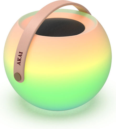 Akai Proffesional Cs6 Shine Bluetooth Speaker 5W with Battery Life up to 8 hours Multicolour