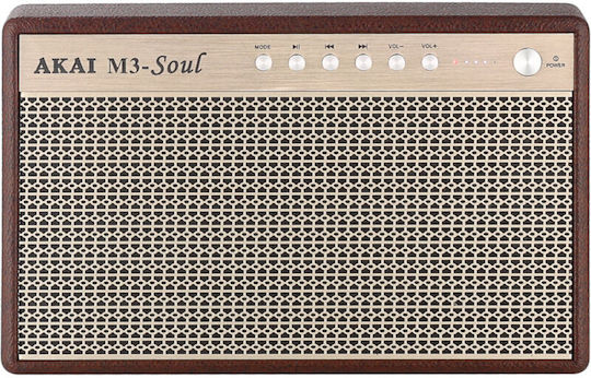 Akai Proffesional M3-Soul Bluetooth Speaker 20W with Battery Life up to 15 hours coffee