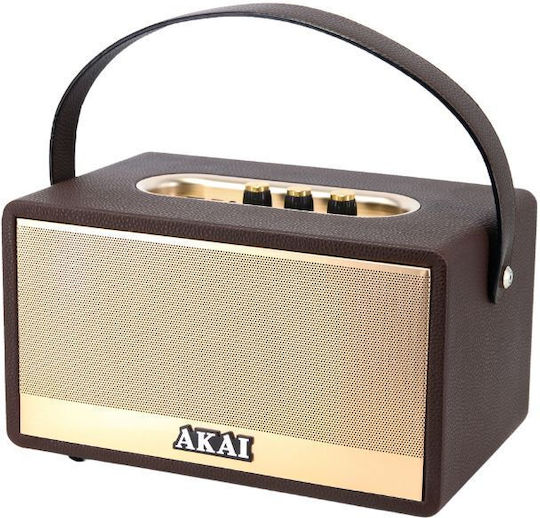 Akai Proffesional M7 Storm Bluetooth Speaker 60W with Radio and Battery Life up to 10 hours coffee