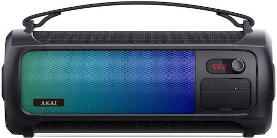 Akai Proffesional ABTS-35 Ηχείο Bluetooth 10W με Ραδιόφωνο και Διάρκεια Μπαταρίας έως 6 ώρες Μαύρο