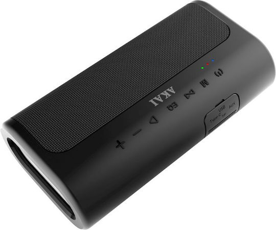 Akai Proffesional ABTSW-90 Ηχείο Bluetooth 60W με Διάρκεια Μπαταρίας έως 12 ώρες Μαύρο