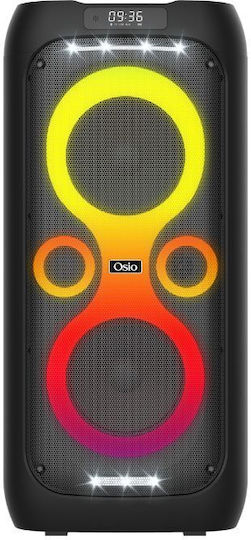 Osio Boxă Karaoke cu Microfon Fără Fir și Efecte de Iluminare OBT-8050 OBT-8050 Negru