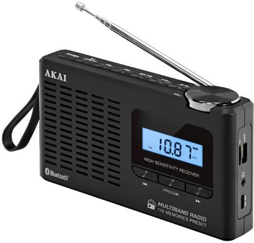 Akai Proffesional APR-600 Φορητό Ραδιόφωνο Επαναφορτιζόμενο με Bluetooth Μαύρο