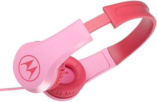 Motorola Squads 200 Ενσύρματα Παιδικά On Ear Ακουστικά Ροζ