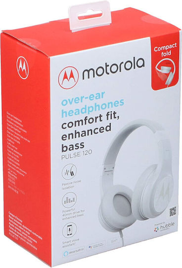 Motorola Pulse 120 Kabelgebunden Am Ohr Kopfhörer Weiß