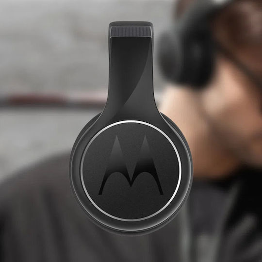 Motorola Escape 220 Bluetooth Wireless Over Ear Headphones with 23 hours of Operation Black