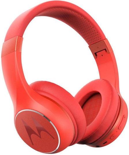 Motorola Escape 220 Bluetooth Wireless Over Ear Headphones with 24 hours of Operation Red