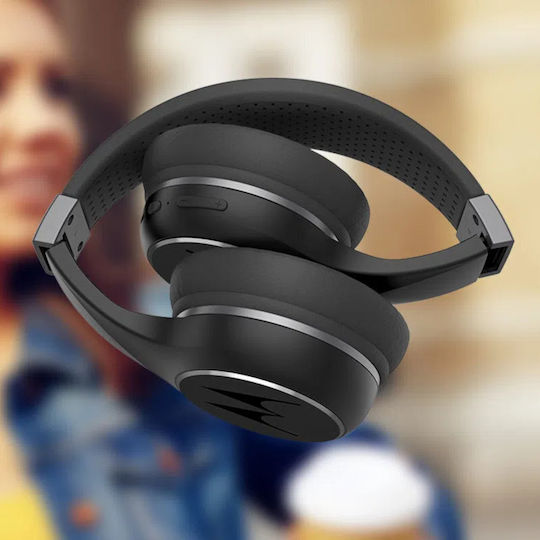 Motorola Escape 220 Bluetooth Wireless Over Ear Headphones with 23 hours of Operation Black