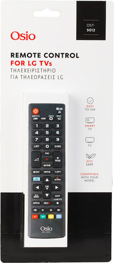 Osio Kompatibel Fernbedienung OST-5012 für Τηλεοράσεις LG und Osio