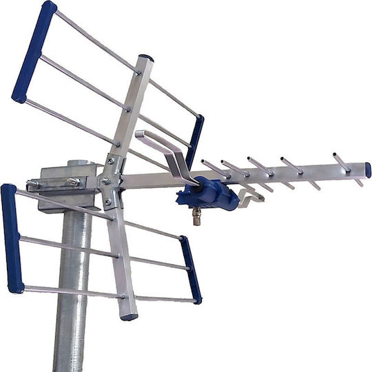Osio OTA-1012 Draußen Fernsehantenne (Benötigt keine Stromversorgung) Blau