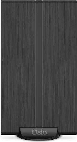 Osio OTA-3035 Indoor TV Antenna (Requires Power Supply) Black