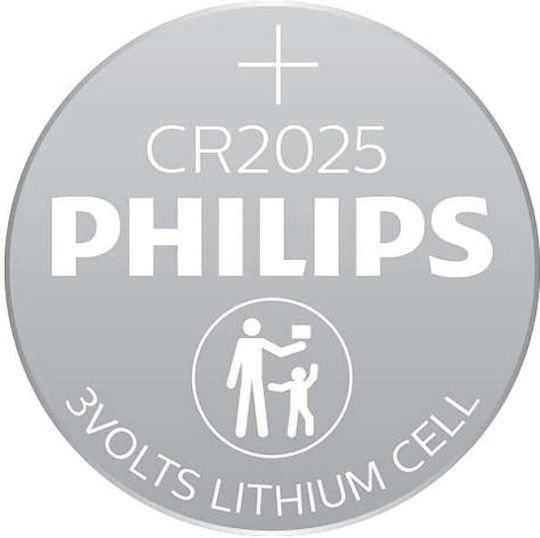 Philips Batterie Lithium für Uhren CR2025 3V 1Stück