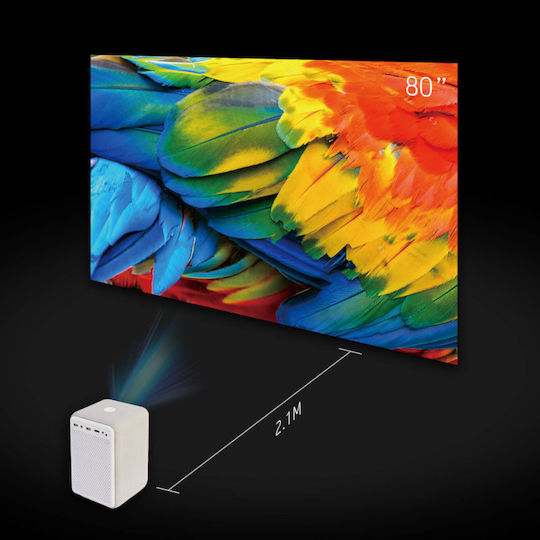 HP CC200 471T7AA Proiector LCD Full HD LED cu Difuzoare Incorporate Alb
