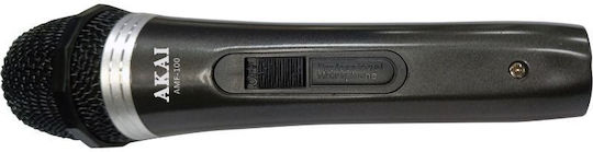 Akai Proffesional AMF-100 Δυναμικό Микрофон 6.35mm Ръчно изработено за Вокали в Черен Цвят