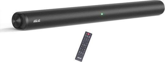 Akai Proffesional Soundbar 2.0 Bluetooth και HDMI με Τηλεχειριστήριο Μαύρο 110582-0191
