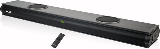 Akai Proffesional ASB-29 Soundbar 2 Bluetooth und HDMI 100W mit Fernbedienung Schwarz
