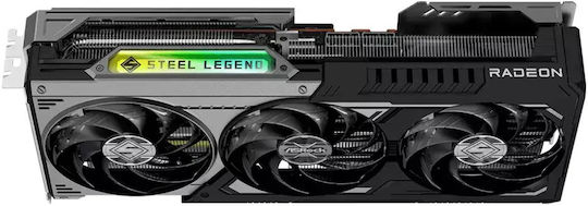 ASRock Radeon RX 9070 GRE 12GB GDDR6 Steel Legend Dark OC Grafikkarte