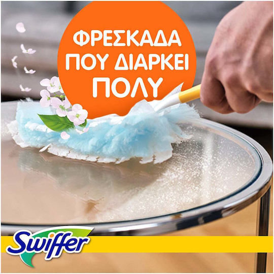 Swiffer Σκούπα Duster Κιτ Clean & Fresh Λαβή + 4 Ανταλλακτικά 1 Τεμάχιο