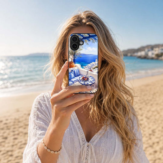 Калъф Sonique Greek Island Muse Series Google Pixel 9 Pro XL 5G Изглед към Егейско море