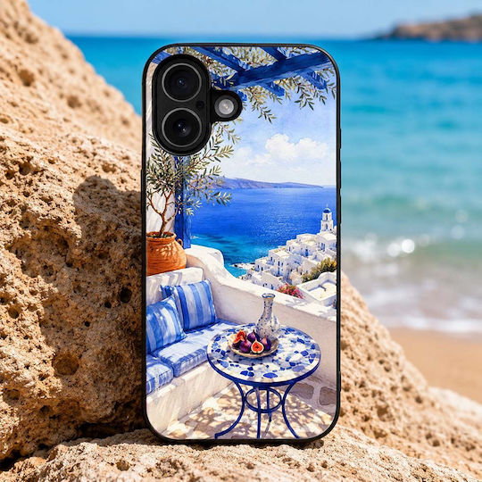 Калъф Sonique Greek Island Muse Series Google Pixel 9 Pro XL 5G Изглед към Егейско море