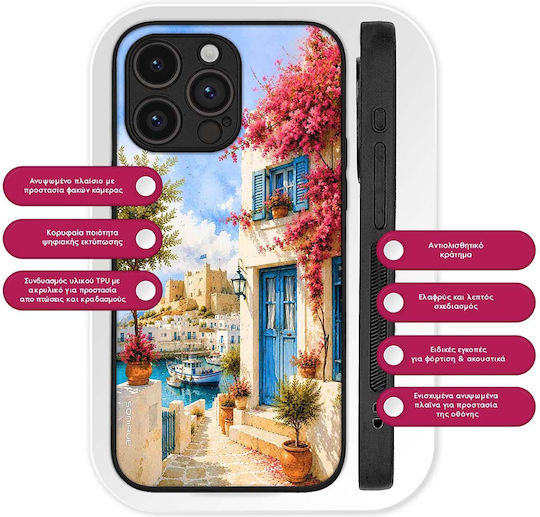 Sonique Case Greek Island Muse Series Realme 14 5G Realme 14T 5G Rodian Harbor