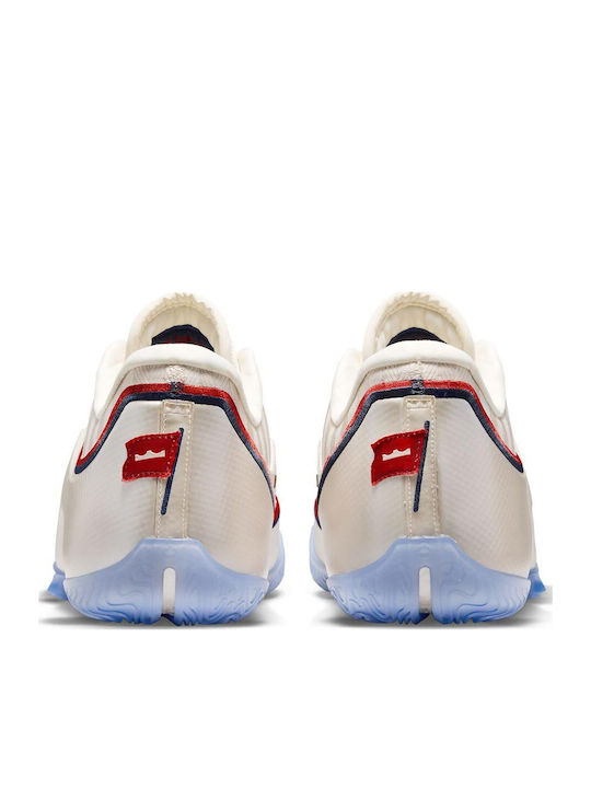 LeBron 23 "Old Glory" Ниски Баскетболни Обувки Pale Ivory / University Red / Midnight Navy / Metallic Gold