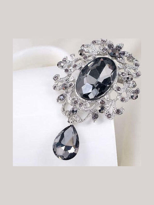 Baroque Brooch Zirconia