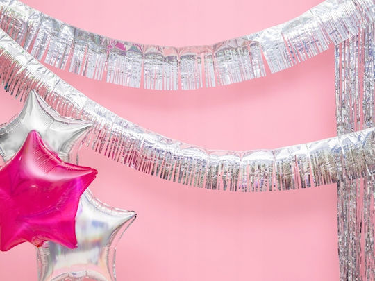 Luftballon Stern Folie Silber 48cm