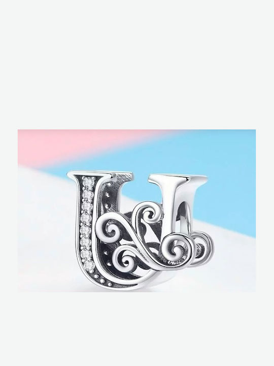 Pandora Charm Μονόγραμμα από Ασήμι