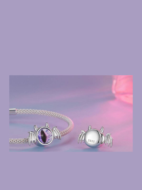 Pandora Charm Ochi Protector din Argint Violet