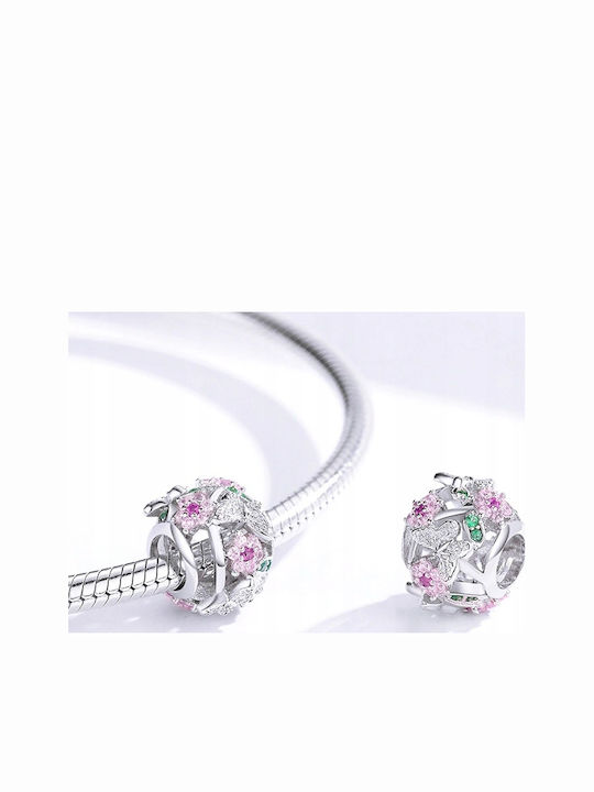 Pandantiv Pandora Charms Flori De Primăvară Fluturi Argint 925 Pandantive