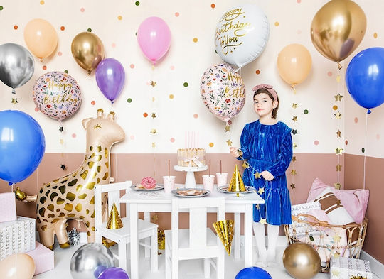 Foil Jumbo Brown Giraffe Balloon 102cm
