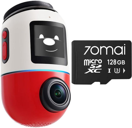70Mai Omni X800 4K & 128GB Memory Card Set Autokamera DVR 4K & Rückfahrkamera