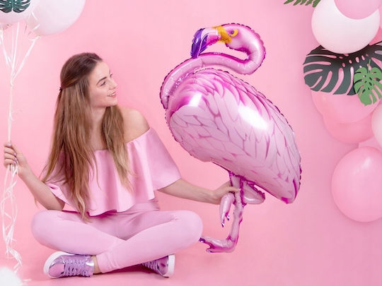 Baloane Flamingo Folie Jumbo Roz 95 cm