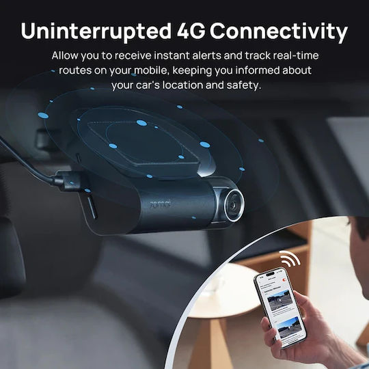 70Mai A510 Κάμερα DVR Αυτοκινήτου 1080P με Οθόνη 2" Wi-Fi, GPS