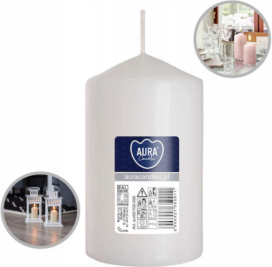 Aura Glass Αρωματικό Κερί με Άρωμα Cotton 210gr